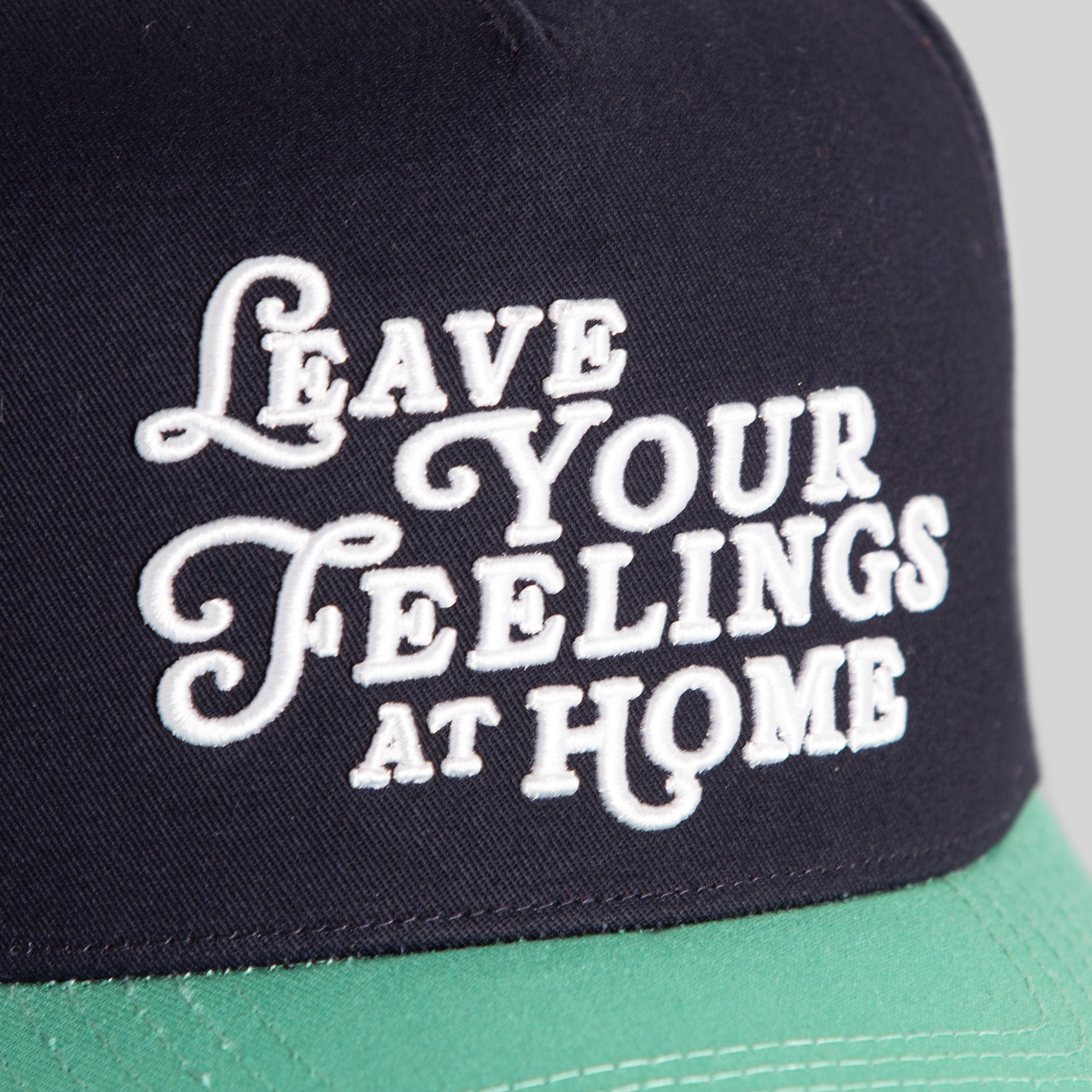 LEAVE YOUR FEELINGS ROSE ROYCE WOOL TRUCKER